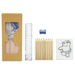 SET LAPICES+LIBRO PINTURA+ACCESORIOS "ZAFIR"