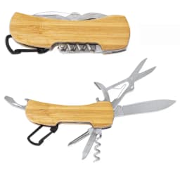 NAVAJA MULTIFUNCIÓN DE BAMBÚ "SASKAT"