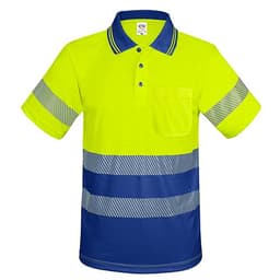 POLO CON BOLSILLO Y BANDAS REFLECTANTES ELÁSTICAS “QVO”