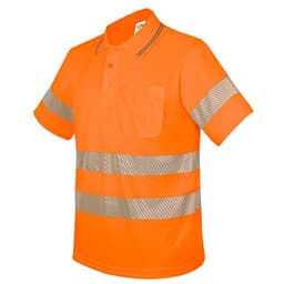 POLO CON BOLSILLO Y BANDAS REFLECTANTES ELÁSTICAS “QVO”