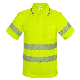 POLO CON BOLSILLO Y BANDAS REFLECTANTES ELÁSTICAS “QVO”