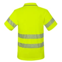POLO CON BOLSILLO Y BANDAS REFLECTANTES ELÁSTICAS “QVO”