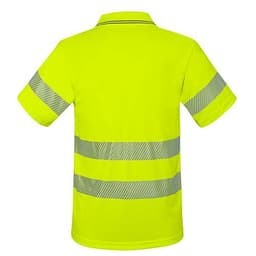 POLO CON BOLSILLO Y BANDAS REFLECTANTES ELÁSTICAS “QVO”