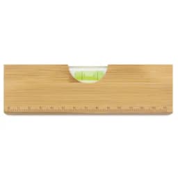 REGLA NIVEL DE BURBUJA DE BAMBÚ CON ABREBOTELLAS