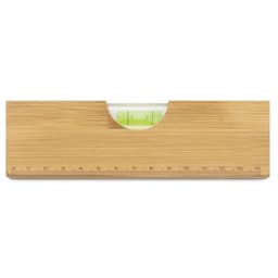 REGLA NIVEL DE BURBUJA DE BAMBÚ CON ABREBOTELLAS