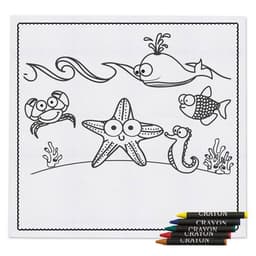 MANTEL ENTRETENIMIENTO INFANTIL CON CERAS "MARIN"