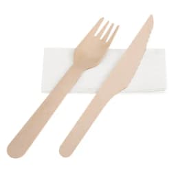 SET DE CUBIERTOS MADERA 3 PCS "TAPA"