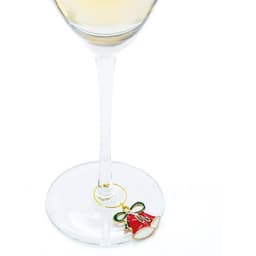 SET DE 6 AROS NAVIDEÑOS PARA COPAS "BRINDIS"