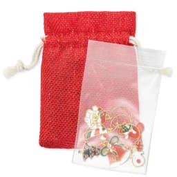 SET DE 6 AROS NAVIDEÑOS PARA COPAS "BRINDIS"