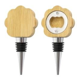 ABREBOTELLAS TAPÓN BAMBÚ NATURAL "ÁSTER"