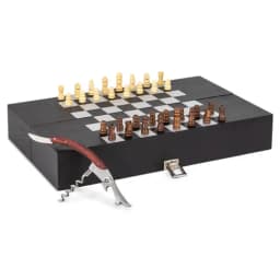 SET DE VINO CON AJEDREZ "SABOYA"