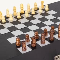 SET DE VINO CON AJEDREZ "SABOYA"