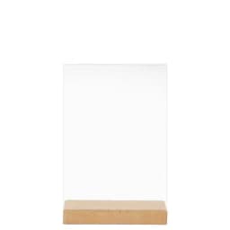 PORTAGRAFICAS A5 BASE MADERA "IZOR"