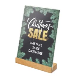 PORTAGRAFICAS A5 BASE MADERA "IZOR"