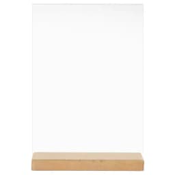 PORTAGRÁFICAS A4 BASE MADERA "IZOR"