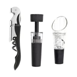 SET DE VINO 3 PCS "MERLOT"