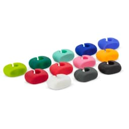 SET 12 MARCADORES DE SILICONA PARA COPAS "SAZUL"