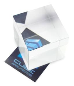 CRISTAL CUADRADO EFECTO VISTALATERAL "GESIS"