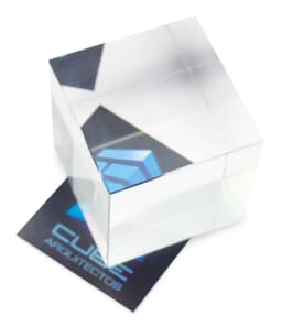 CRISTAL CUADRADO EFECTO VISTALATERAL "GESIS"