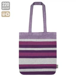 BOLSA RAYAS DE ALGODÓN RECICLADO "TRINITY"