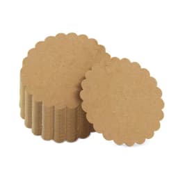 ETIQUETA KRAFT FESTONEADA "BETSY" (1 PACK 100 UD)