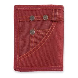 CARTERA JEANS ROJO