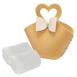 SET 5 BOLSITOS CON TOALLA "COQUETTE"