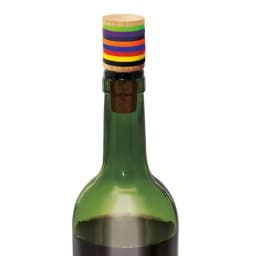 TAPÓN CORCHO Y MADERA CON ANILLAS IDENTIFICADORAS PARA COPAS “TRIANA”