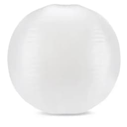 BALON DE PLAYA BLANCO TRANSLUCIDO