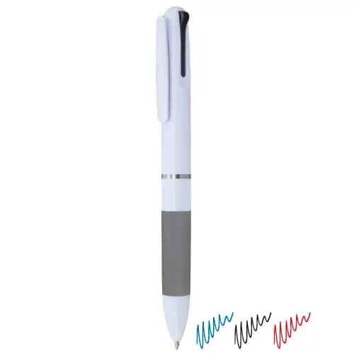 BOLIGRAFO 3 COLORES ARO METAL "FARVES"