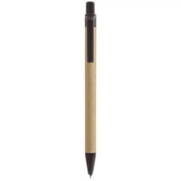 BOLÍGRAFO CARTÓN RECICLADO Y FIBRA CAFÉ "VALDÉS"