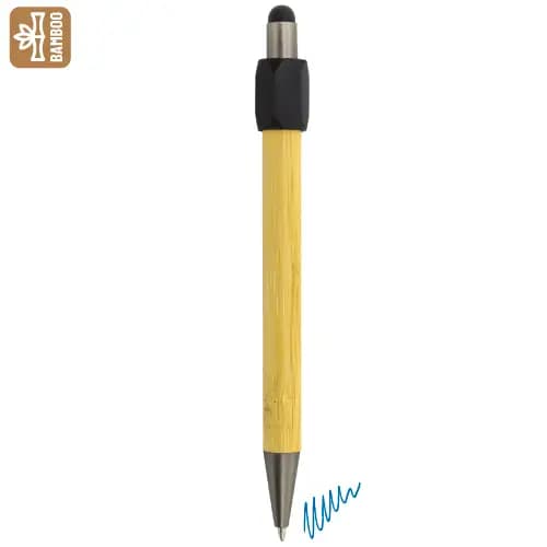 BOLIGRAFO ANTIESTRÉS GIRATORIO DE BAMBÚ "GYRO"