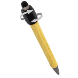 BOLIGRAFO ANTIESTRÉS GIRATORIO DE BAMBÚ "GYRO"