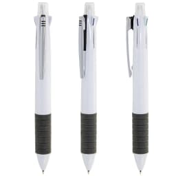 BOLIGRAFO 4 COLORES CON PORTAMINAS Y GOMA "XIM"