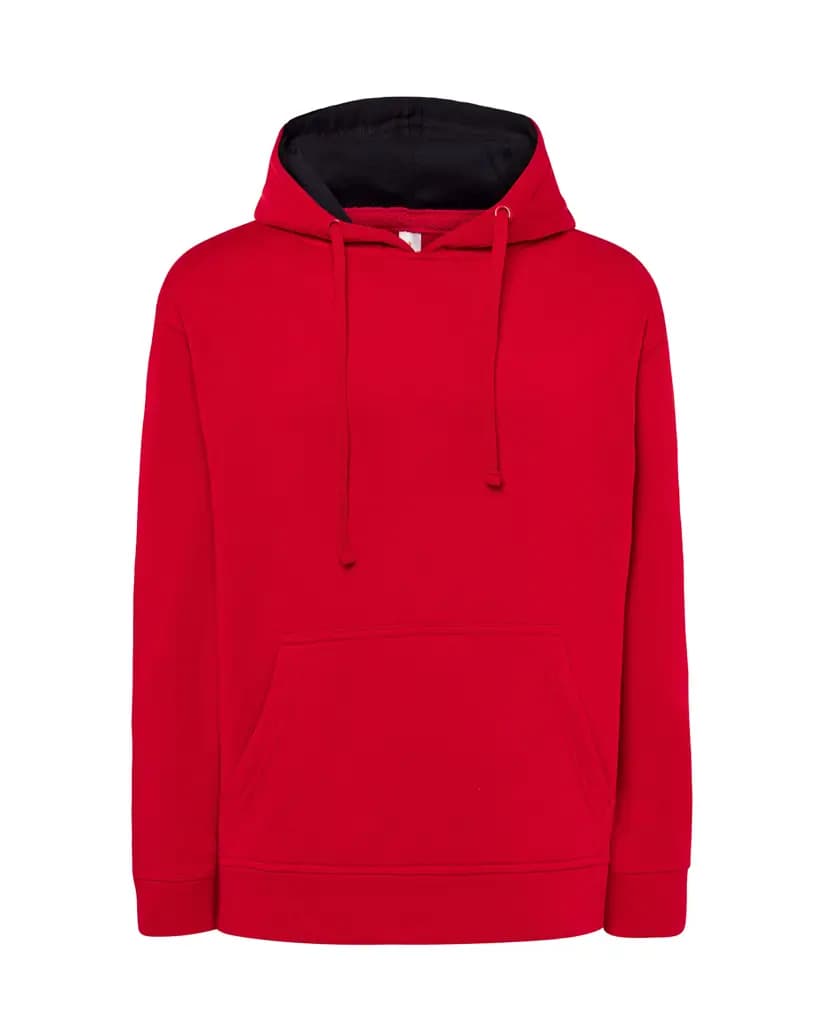UNISEX OCEAN HOODED CONTRAST KANGAROO